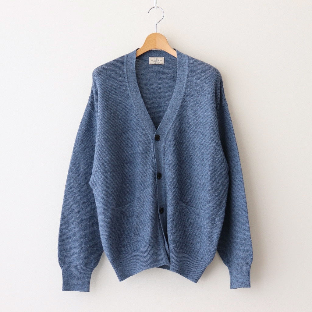 Co/Li Garter Stitch Cardigan #BLUE [NEP-SS2534M]