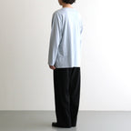 Wool Cupro Easy Wide Trousers #Black [NEP-SS2606]