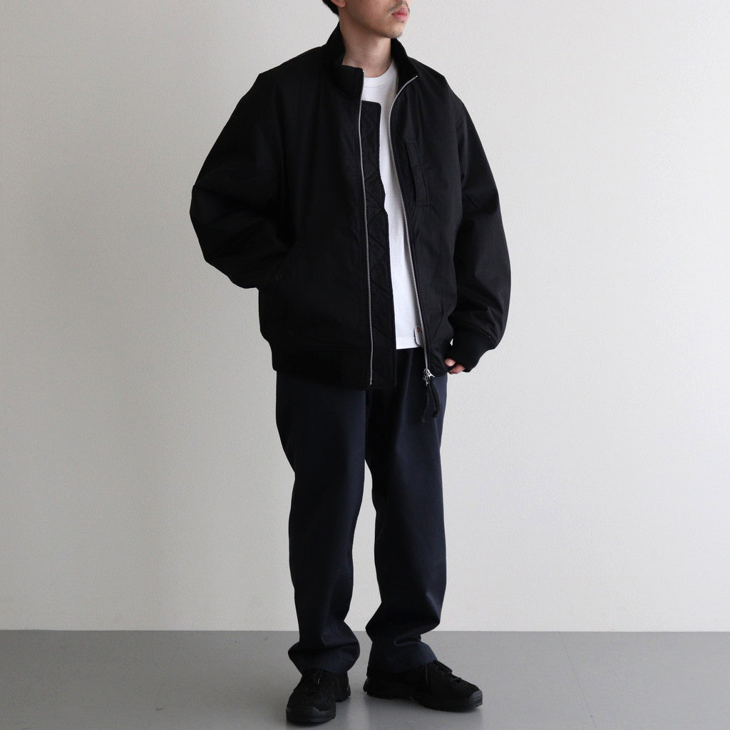 Insulation Varsity Jacket #Black [S24FY020]