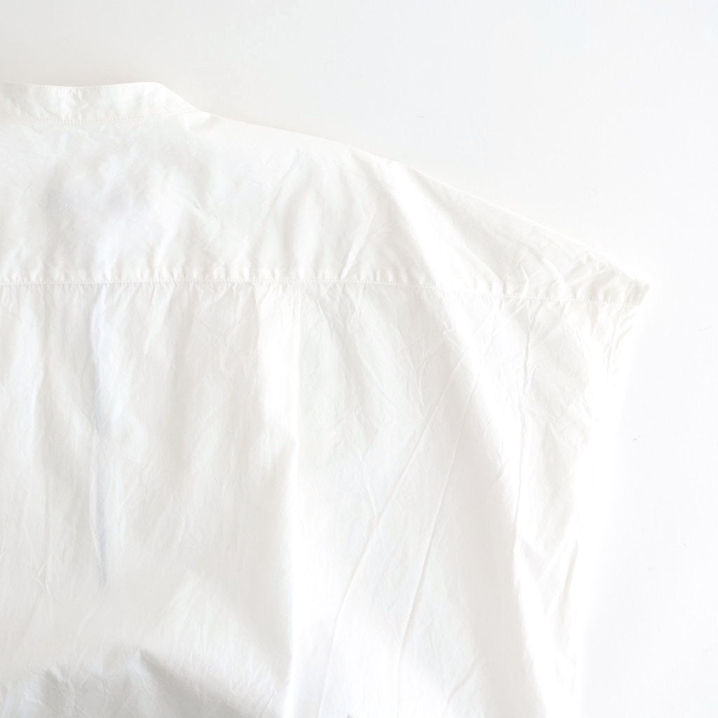 COTTON CUPRA HALF ZIP SH #030 WHITE [16861 50084]