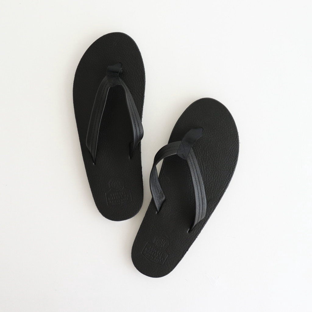 LEATHER BEACH SANDALS #BLACK [PMAT-SH02]