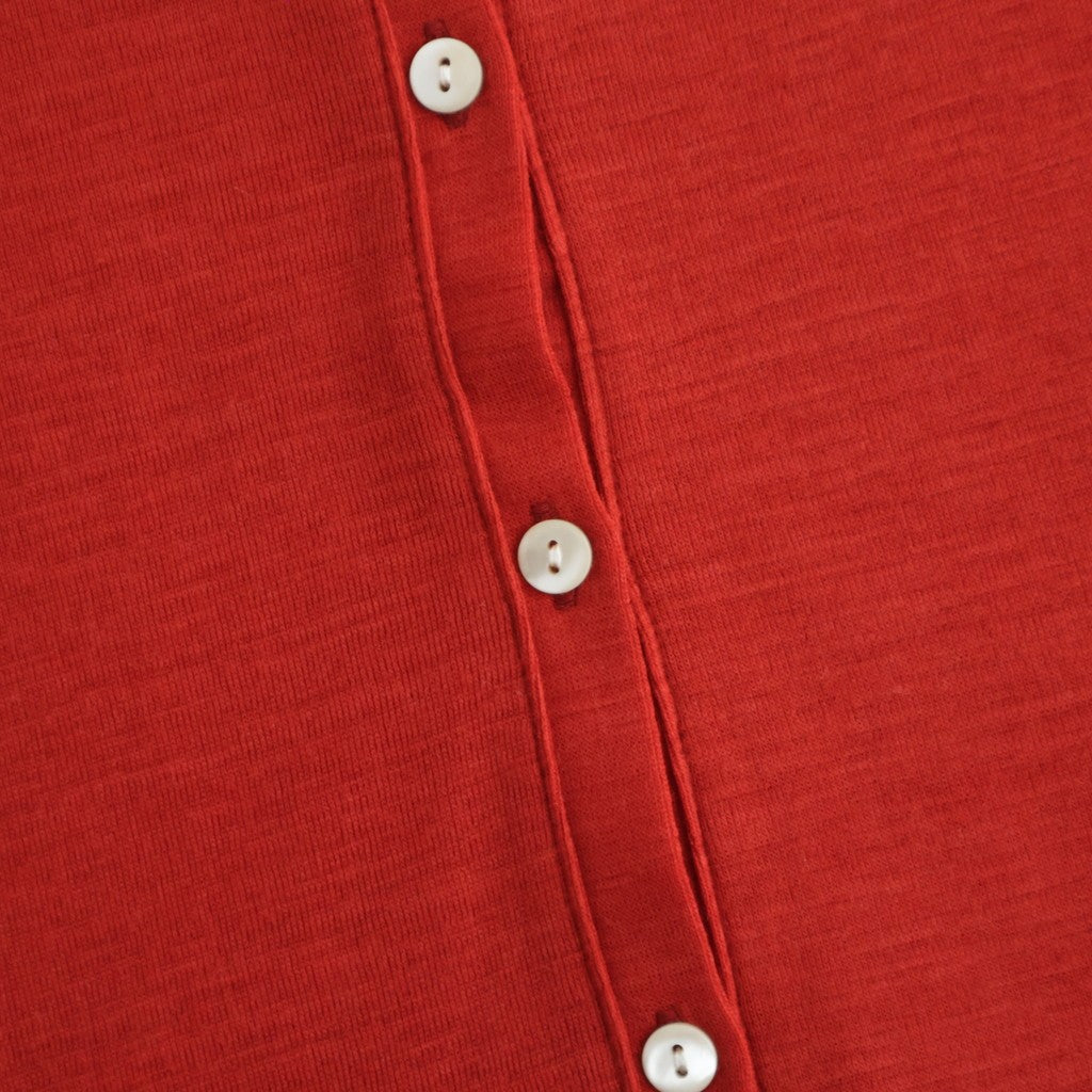 Wool Rib Cardigan #DarkRed [BHSW24F13F26]