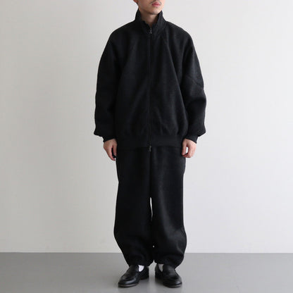 Pe/silk Fleece Track Pants #HeatherBlack [BHS24F030]