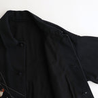 PATINA HERRINGBONE SOUVENIR JACKET #ONYX [251OJ-JK16]