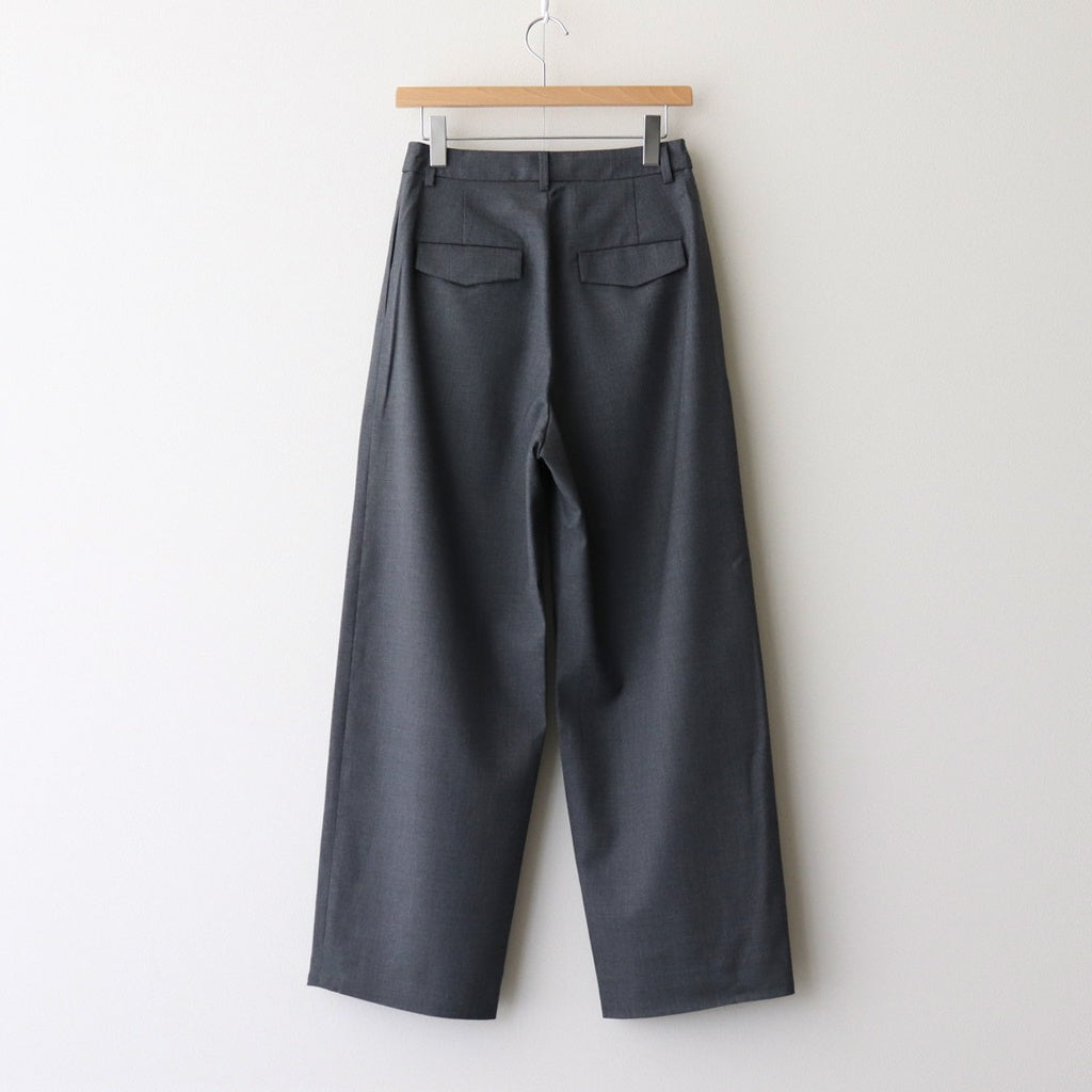 Wool Tuckless Tapered Trousers #MIX GRAY [NEP-SS2509W]