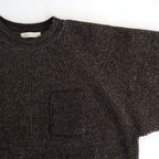 BLENDED KEMPI CREW-NECK SWEATER #BARK [252OJ-KN01]