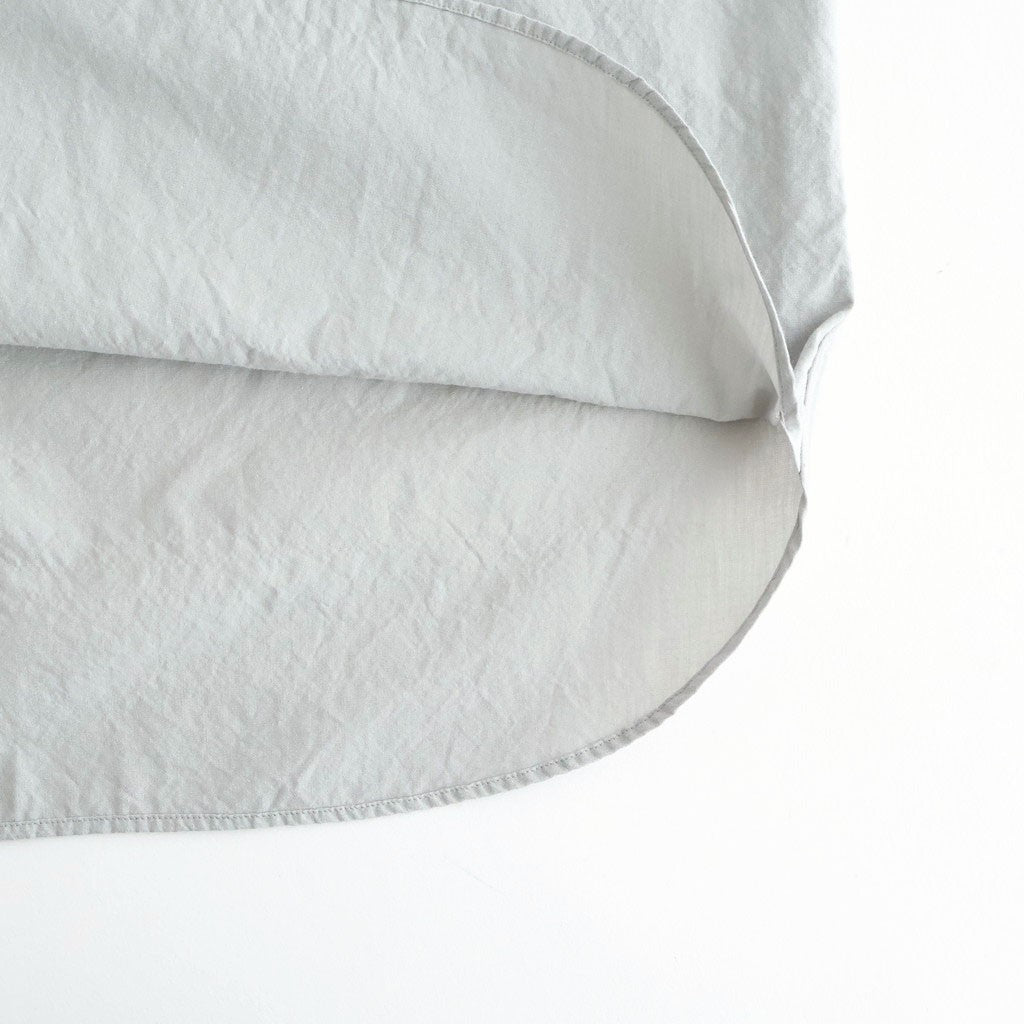 Regular Collar Wind S/S Shirt #Gray [S26SG088]