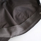 Synthetic Leather Field Cap #Asphalt Gray [N25FP094]