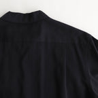 ORGANIC COTTON WASHER SATIN OPEN/C SH #NAVY [16551 50343]