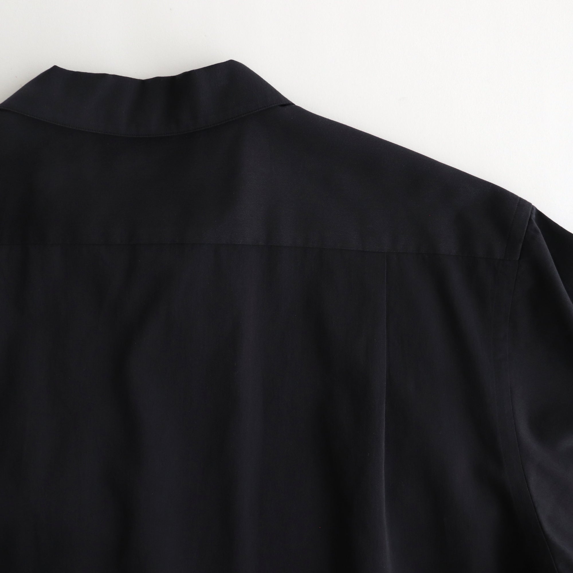 ORGANIC COTTON WASHER SATIN OPEN/C SH #NAVY [16551 50343]