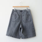 HAND PAINT DENIM SHORTS #010 BLACK [16861 40028]