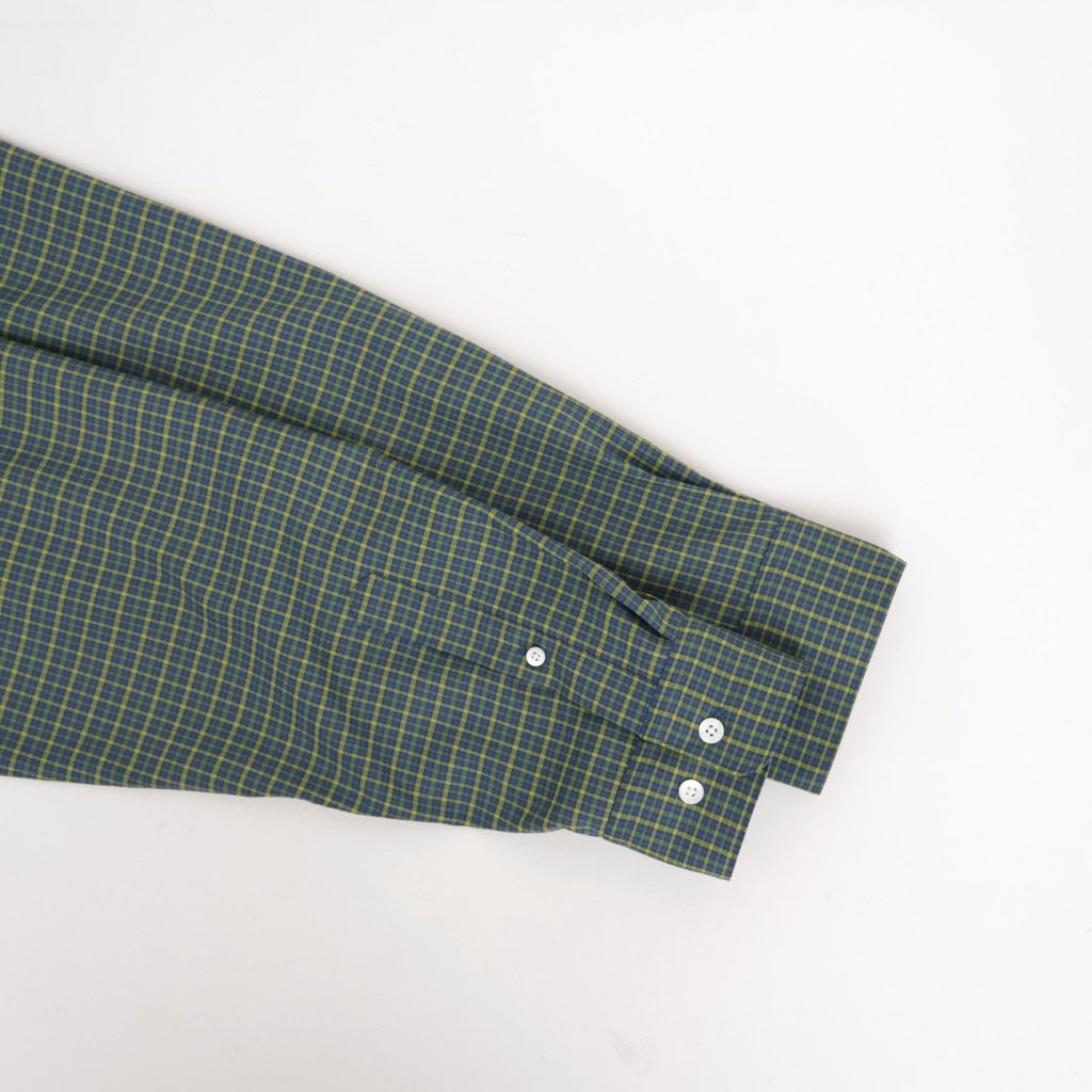 SQUARE SHIRT #GREEN CHECK [A26C11SH02C]