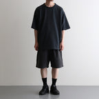 Garment Dyed Jacquard Field Tee #Asphalt Gray [N26SH039]