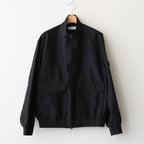FLIGHT JACKET #CHAMBRAY BLACK [M25C08BL01C]