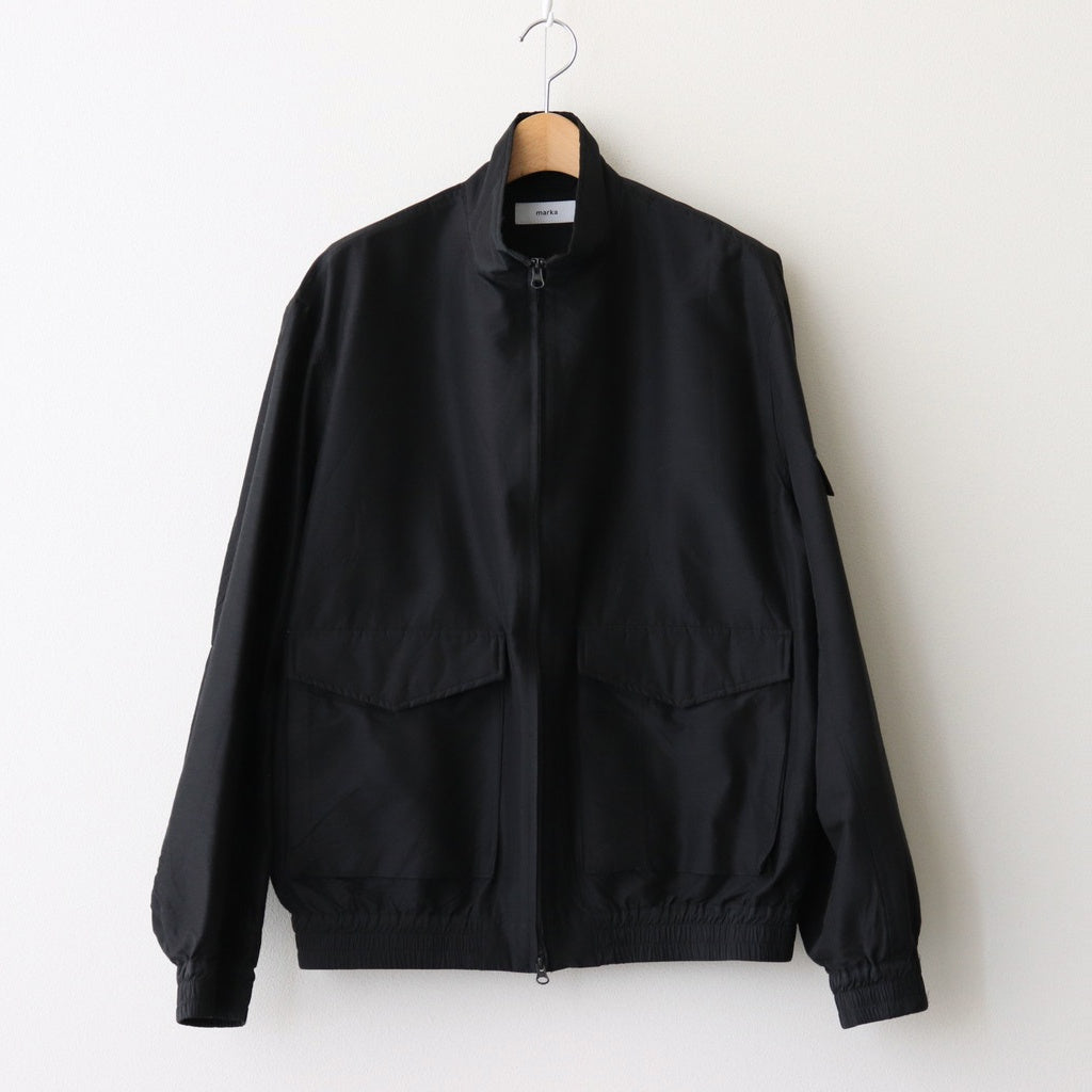 FLIGHT JACKET #CHAMBRAY BLACK [M25C08BL01C]