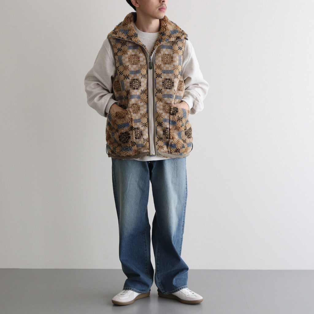 APEROL / Aperol (Reversible fleece vest) #BEIGE [DN-0402V3]