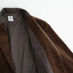MIXED-WALE CORDUROY TAILORED JACKET #BROWN [26W-BIS-JK11]