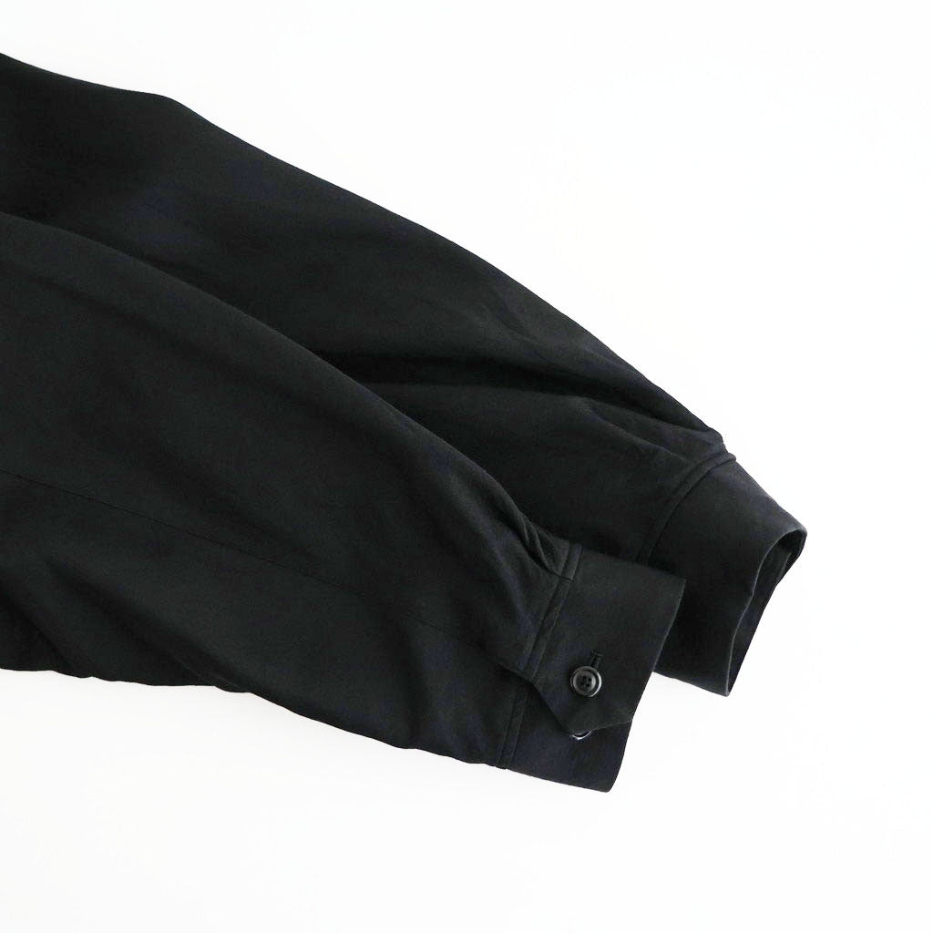Washed Wool Silk Sports Jacket #Black [BHS26F020]