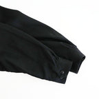 Washed Wool Silk Sports Jacket #Black [BHS26F020]