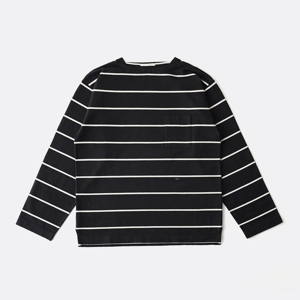 STRIPE BASQUE SHIRTS #ONYX [261OJ-CT18]