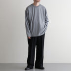 COMFORT FIT L/S Tee #DOLPHIN GREY [A25C05CS03C]