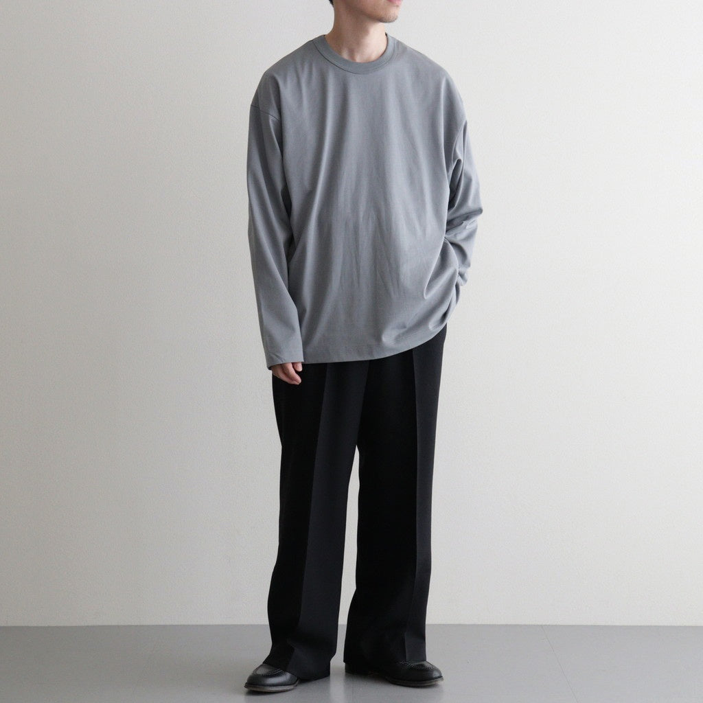 COMFORT FIT L/S Tee #DOLPHIN GREY [A25C05CS03C]
