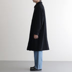 Classic Wool Balmacaan Coat #BlackNavy [BHS25F009]