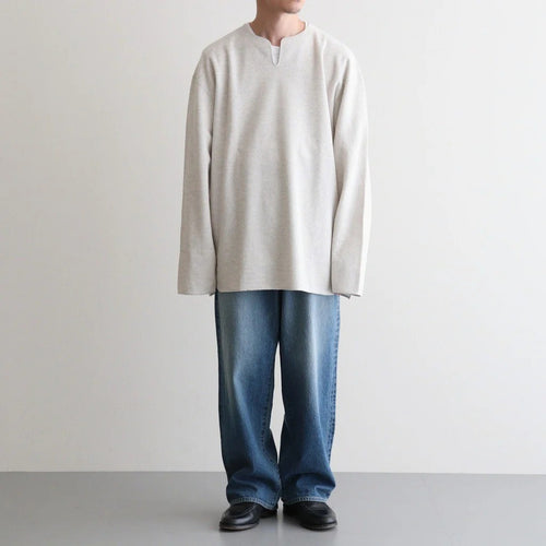 Rough&Smooth Thermal Over-neck L/S #HeatherOatmeal [bROOTS24F30F26]