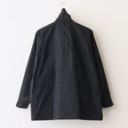 HIGH COUNT DOUBLE TWILL POLYESTER BZ #010 BLACK [16852 25022]