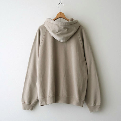 Garment Dyed Field Zip Up Hoodie #Beige [N26FH057]