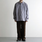 SQUARE SHIRT #BROWN CHECK [A26C11SH02C]