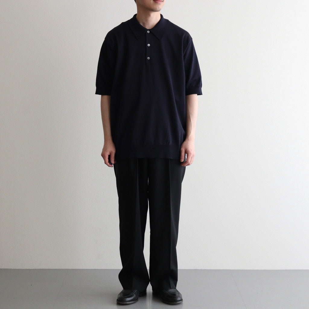 THE SEAISLAND COTTON POLO S/S #NAVY [BN-25SM-057]