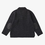 BLENDED KEMPI WOOL RAPEL CARDY #ONYX [252OJ-KN03]