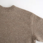 Yak felted sweat shirt #BEIGE×BEIGE [NEP-AW2301]
