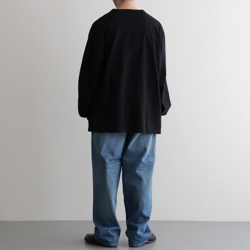 Co/Silk Nep Tee L/S #Black [BHS26S031]