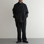 HOPSACK DRIZZLER JACKET #CHARCOAL [PMAT-OT01]