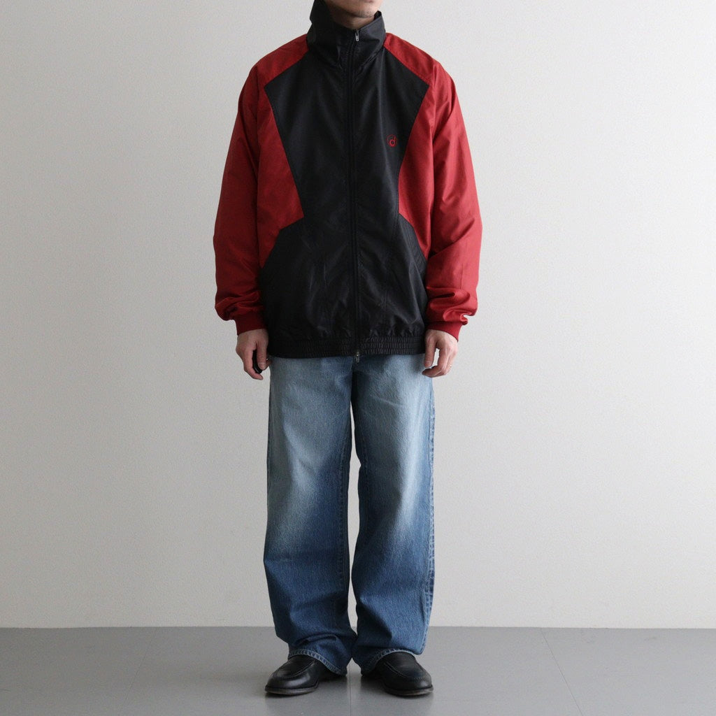 PANEL COLOR TRACK JACKET #RED/BLK [DNS26B02]
