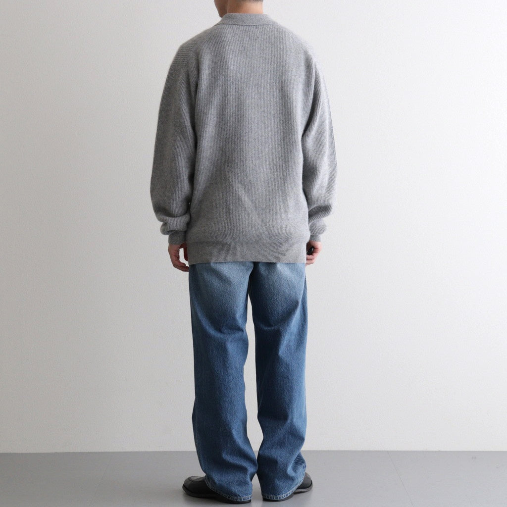 CASHMERE FOX POLO #GRAY [BN-25FM-055]