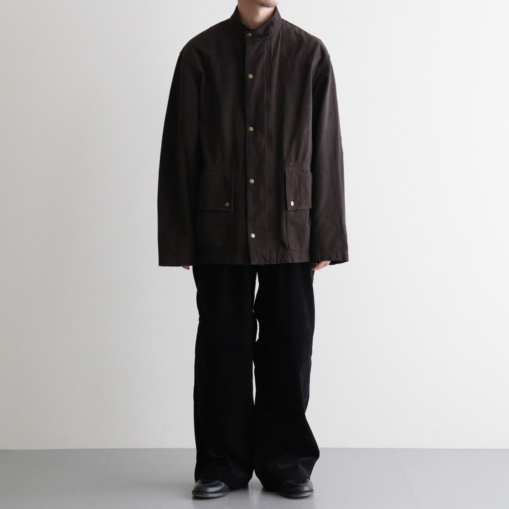 Cotton Chino UK STORM Jacket #Brown [6063-2502]