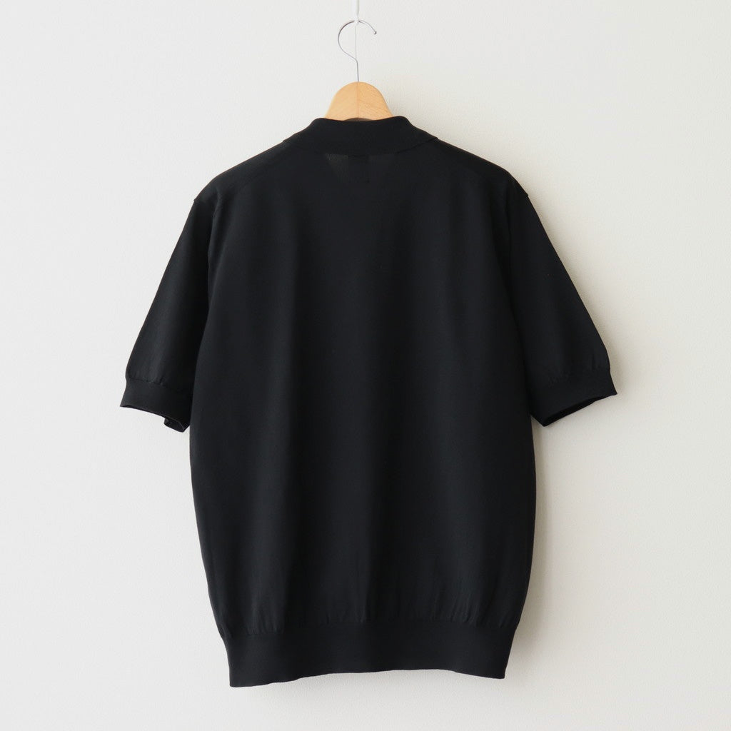 THE SEAISLAND COTTON POLO S/S #BLACK [BN-25SM-057]