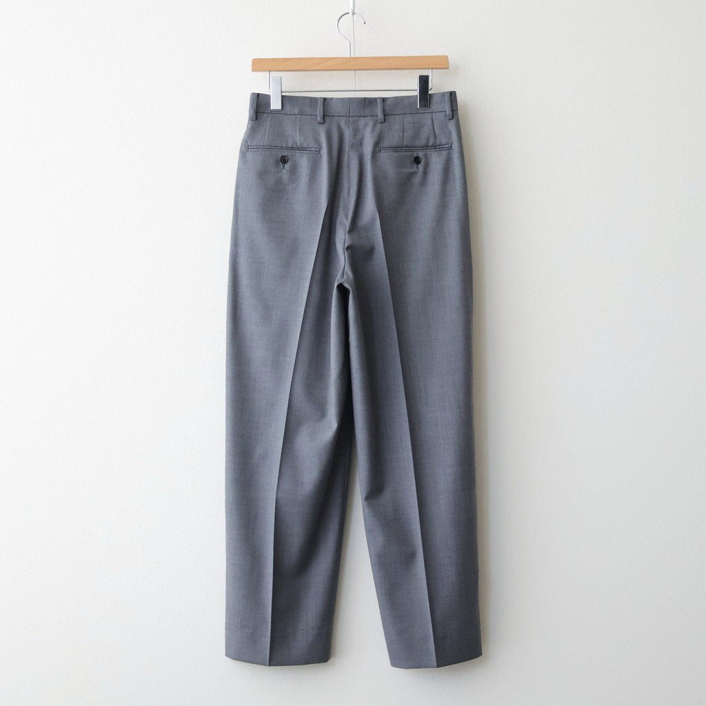 SUPER120'S CHAMBRAY WOOL 3TACK TR #020 GREY [16861 40031]