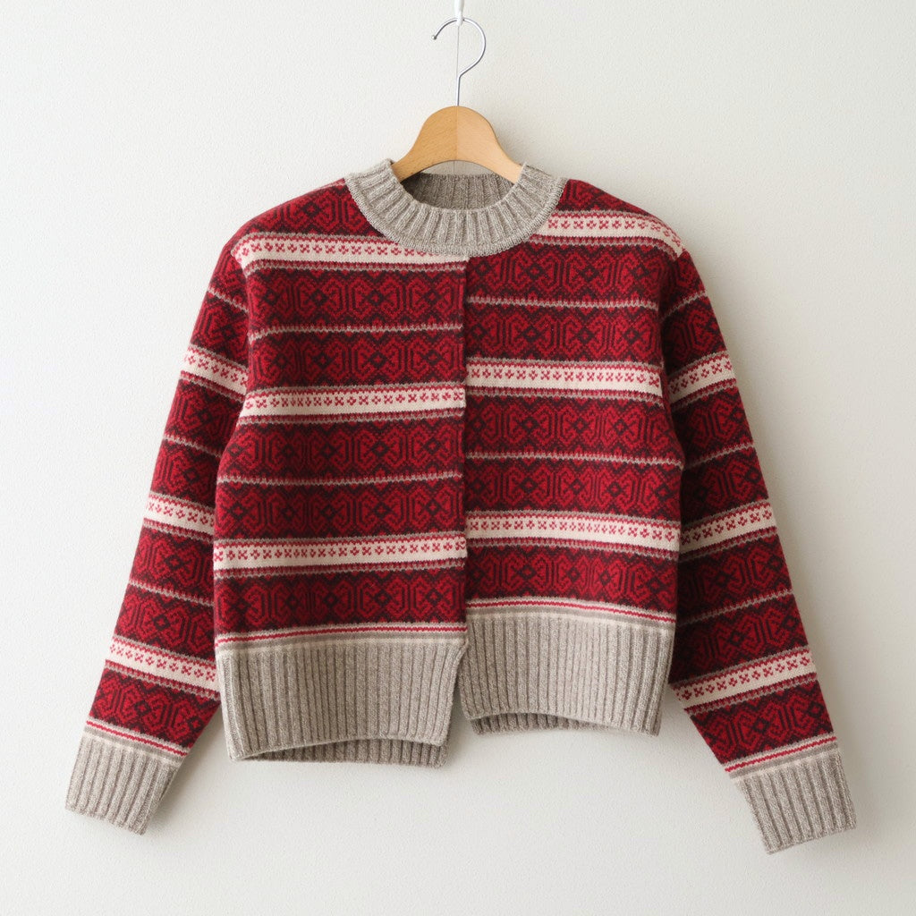 Nordic Crewneck #Red Mix [NEP-AW2525W]