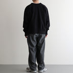 COCOON WIDE EASY PANTS #HERRINGBONE [M25C12PT03C]