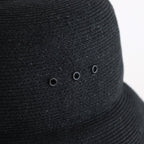 BRAID BUCKET HAT #BLACK [Y01012]