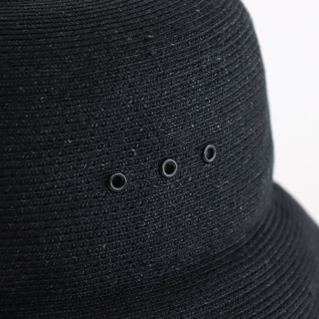 BRAID BUCKET HAT #BLACK [Y01012]