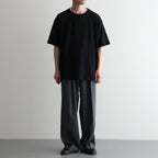 NORMANDY LINEN T-SHIRT #BLACK [BN-26SM-071]