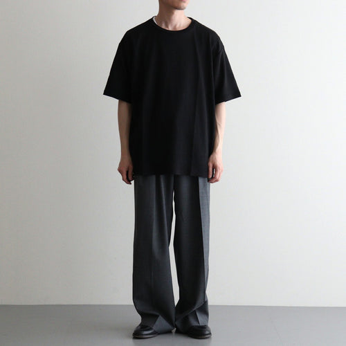 NORMANDY LINEN T-SHIRT #BLACK [BN-26SM-071]