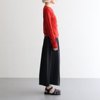 Wool Rib Cardigan #DarkRed [BHSW24F13F26]