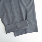 SUPER120'S CHAMBRAY WOOL 3TACK TR #020 GREY [17061 40031]