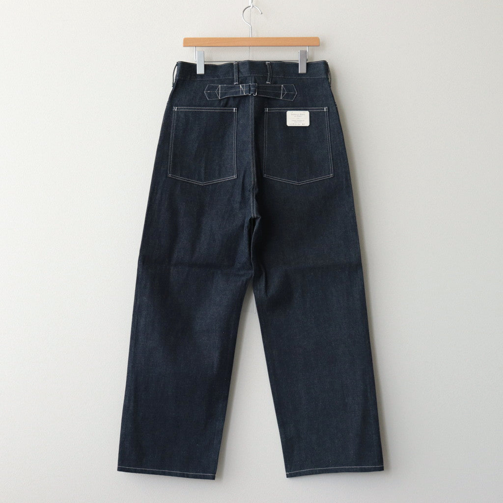MIL DENIM FATIGUE TROUSERS #INDIGO [PM-PTM35]